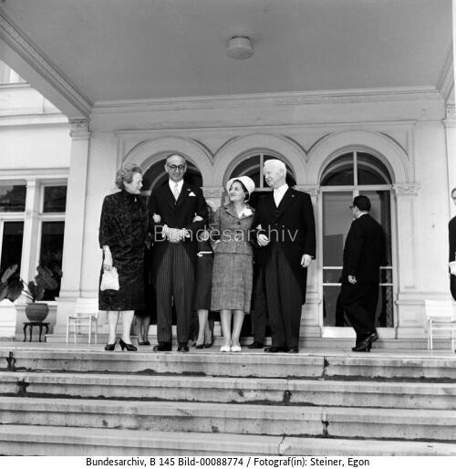 Argentinischer Präsident Frondizi in Bonn 1960