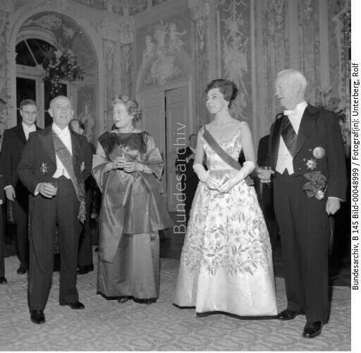 Peruanischer Präsident Prado in Brühl 1960