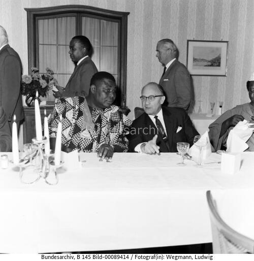 Nigerianischer Finanzminister Eboh in Unkel 1961