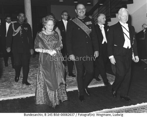Pakistanischer Staatspräsident Ayub Khan in Bonn 1961