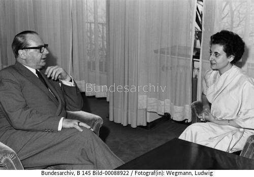 Indira Gandhi in Bonn 1960
