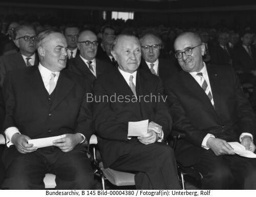 Bundeskanzler Konrad Adenauer 1958