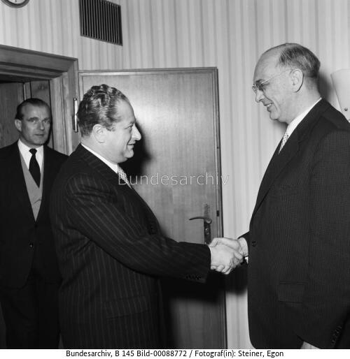 Österreichischer Außenminister Kreisky in Bonn 1960