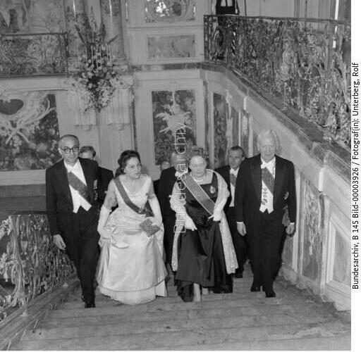 Argentinischer Präsident Frondizi in Brühl 1960