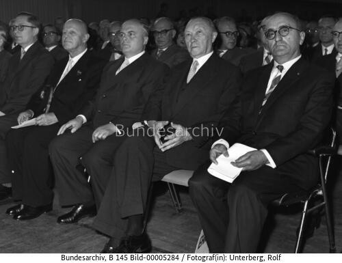 Bundeskanzler Konrad Adenauer 1958