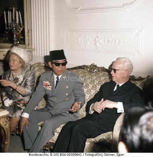 Bundespräsident Heinrich Lübke in Indonesien 1963
