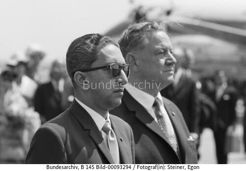 Nepalesischer König Mahendra in München 1964