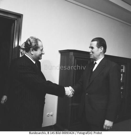 Österreichischer AM Kreisky in Bonn 1963