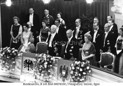 Bundespräsident Lübke in Österreich 1962
