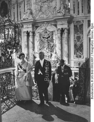 Britische Königin Elizabeth II. in Brühl 1965