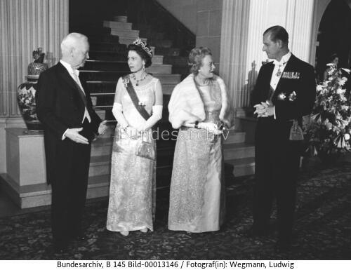 Britische Königin Elizabeth II. in Königswinter 1965