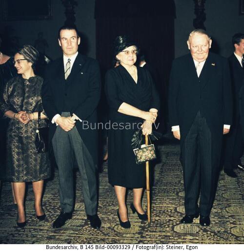Bundeskanzler Erhard in Italien 1964