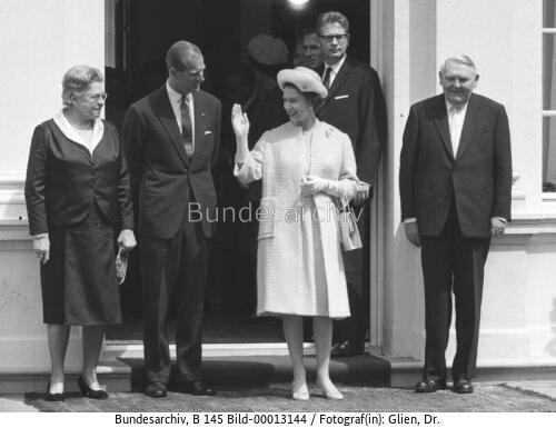 Britische Königin Elizabeth II. in Bonn 1965