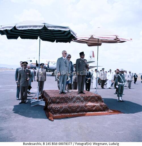 Bundespräsident Lübke in Indonesien 1963 / Asienreise