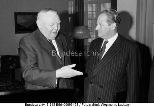 Österreichischer AM Kreisky in Bonn 1963