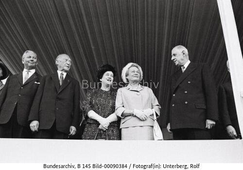 Französischer Präsident de Gaulle in Ludwigsburg 1962
