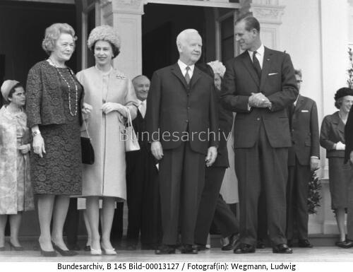 Britische Königin Elizabeth II. in Bonn 1965