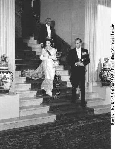 Britische Königin Elizabeth II. in Königswinter 1965