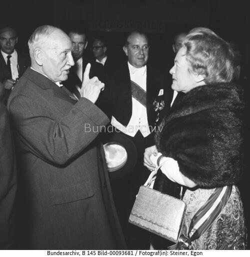 Österreichischer Bundespräsident Schärf in Königswinter 1964