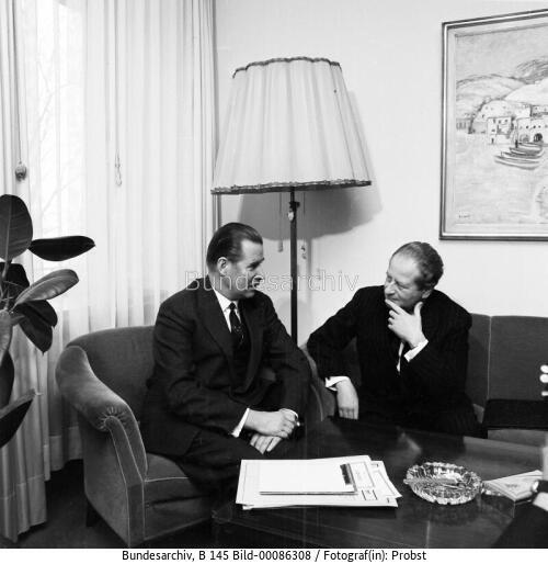 Österreichischer AM Kreisky in Bonn 1963