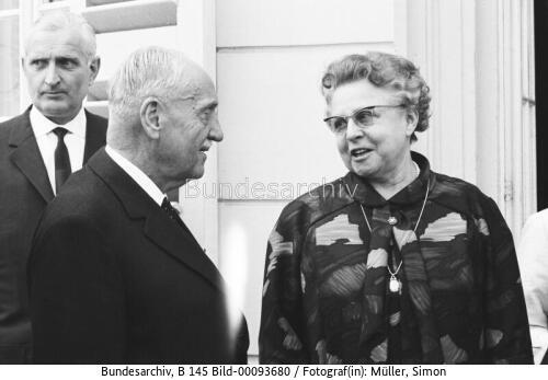 Österreichischer Bundespräsident Schärf in Bonn 1964