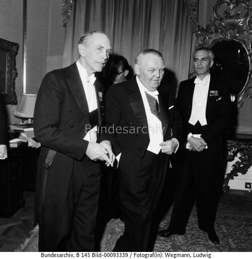 Bundeskanzler Erhard in Großbritannien 1964