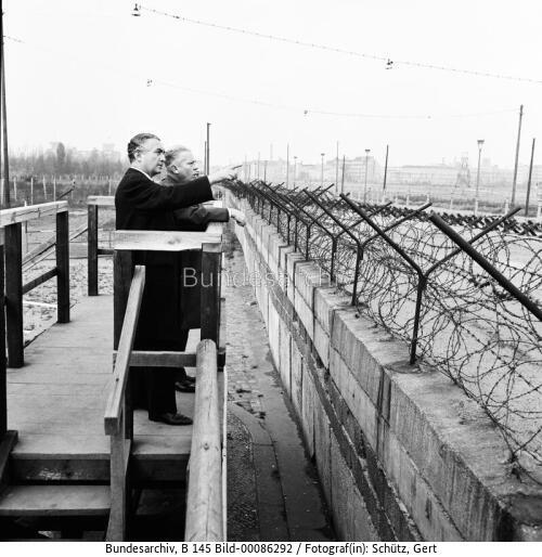 BM Mende in Berlin 1963