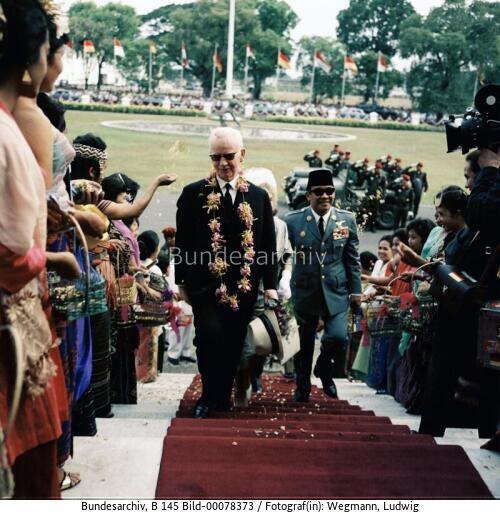 Bundespräsident Lübke in Indonesien 1963 / Asienreise
