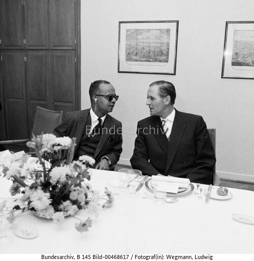 Ministerpräsident von Trinidad und Tobado, Eric Williams in Bonn 1962