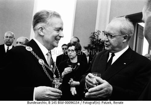 Italienischer Präsident Saragat in Bonn 1965