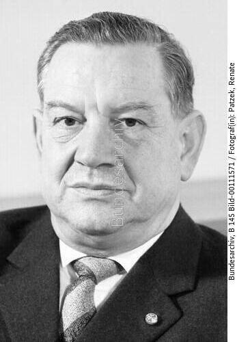 Bayerischer Ministerpräsident Alfons Goppel 1963