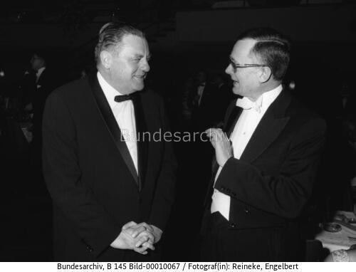 Bundespresseball 1966 / Strauß und Schiller