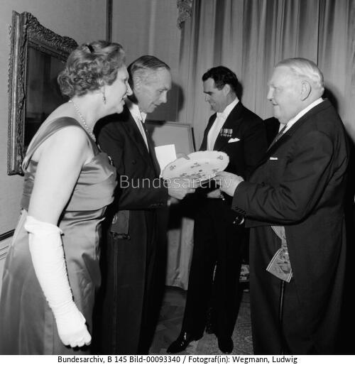 Bundeskanzler Erhard in Großbritannien 1964