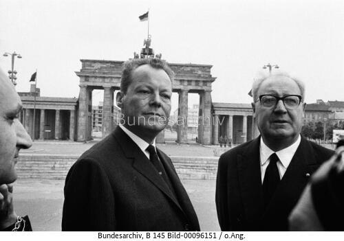 Italienischer Präsident Saragat in Berlin 1965