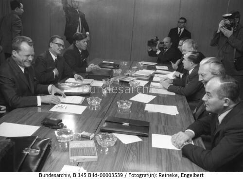Koalitionsverhandlungen zwischen SPD und CDU 1966