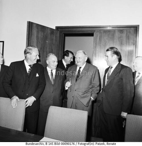 Britischer Europaminister Heath in Bonn 1962