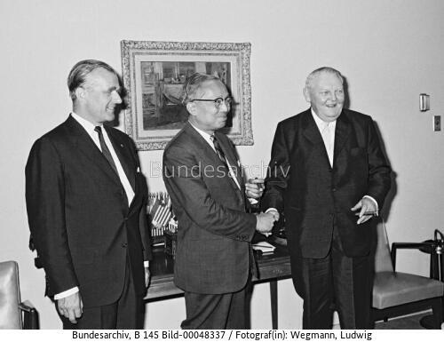 Bundeskanzler Erhard in den USA 1964