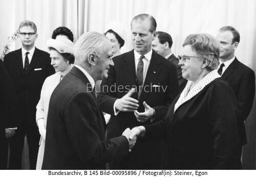 Britische Königin Elizabeth II. in Bonn 1965