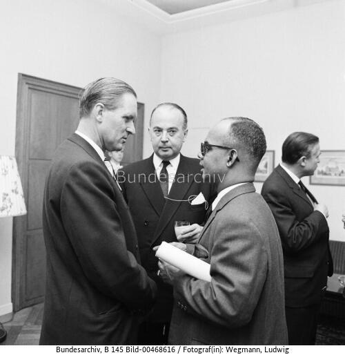 Ministerpräsident von Trinidad und Tobado, Eric Williams in Bonn 1962