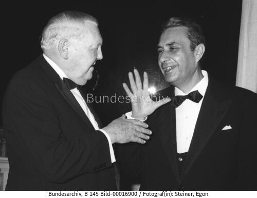 Bundeskanzler Erhard in Italien 1964