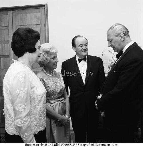 US-Vizepräsident Humphrey in Bonn 1967