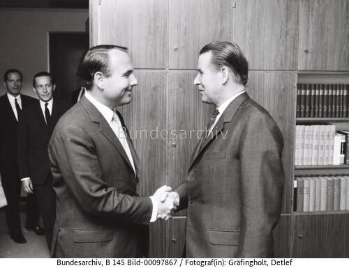 UN-Kommissar Aga Khan in Bonn 1966