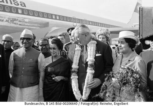 Indien, Besuch Kurt Georg Kiesinger