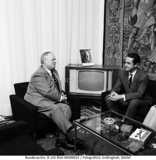 Spanischer Industrieminister López Bravo in Bonn 1967