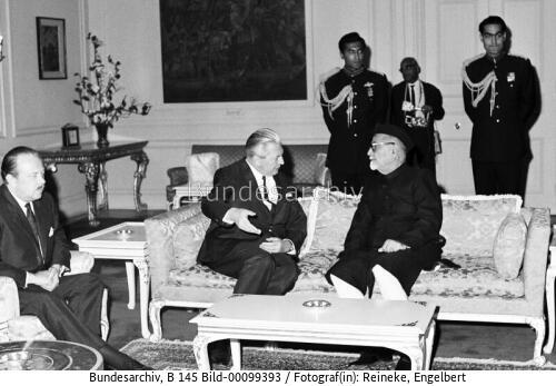 Indien, Besuch Kurt Georg Kiesinger