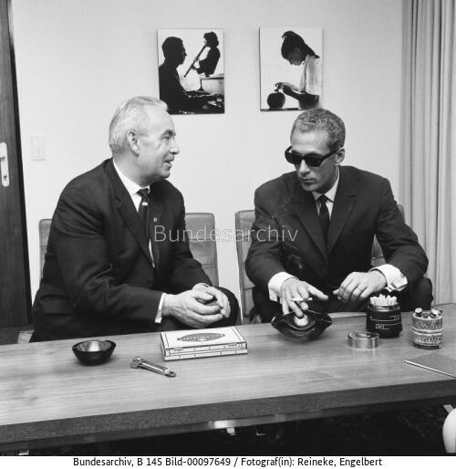 Französischer Jugendminister Missoffe in Bonn 1966