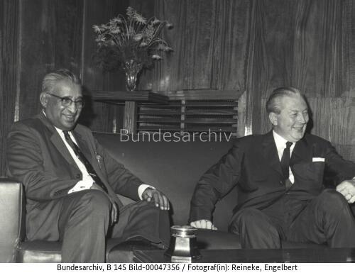Bundeskanzler Kiesinger in Ceylon 1967 / Asienreise