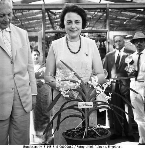 Ehepaar Kiesinger in Ceylon 1967