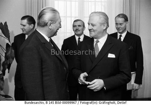 Norwegischer AM Lyng in Bonn 1968