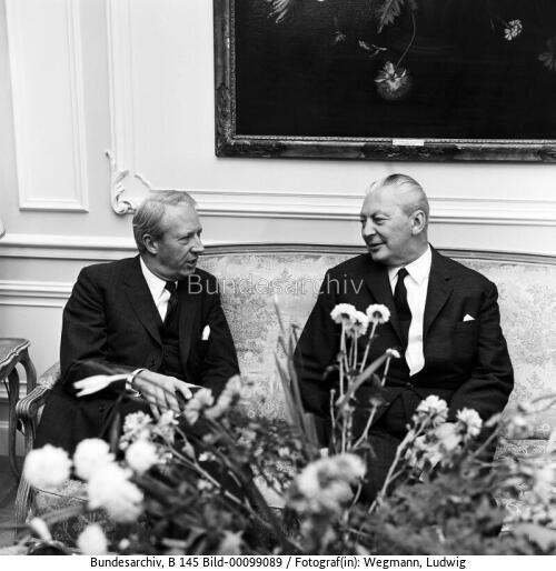 Bundeskanzler Kiesinger in Großbritannien 1967